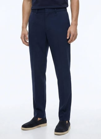 Ted Baker Lacivert Erkek Pantolon TBMRTR2025