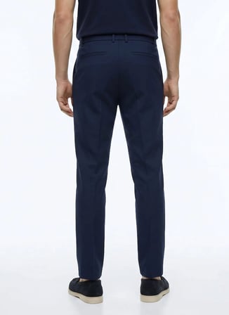 Ted Baker Lacivert Erkek Pantolon TBMRTR2025