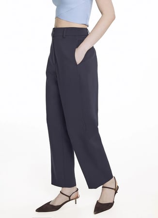 Ted Baker Lacivert Kadın Geniş Pantolon TBWRTR2035
