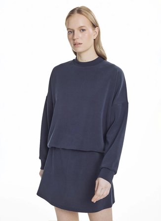 Ted Baker Lacivert Kadın Sweatshirt TBWRTS1064-1