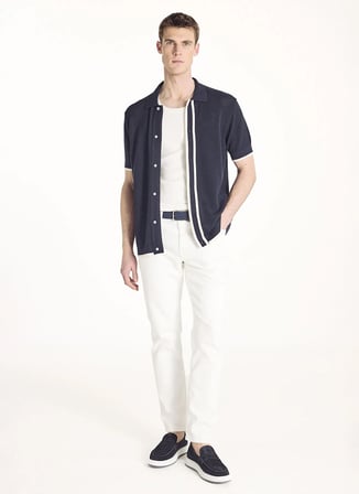 Ted Baker Lacivert Erkek Hırka TBMRKW2068