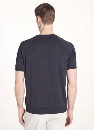 Ted Baker Lacivert Erkek Triko T-shirt TBMRKW2040