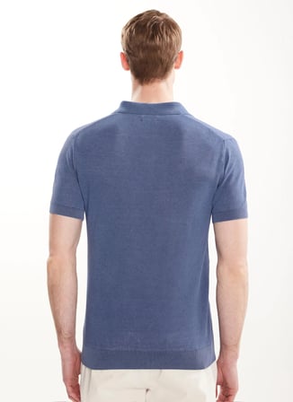 Ted Baker Lacivert Erkek T-Shirt TBMRKW2028