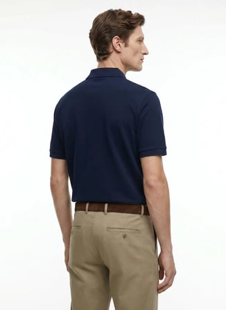 Ted Baker Lacivert Erkek Polo T-Shirt TBMRTS2038