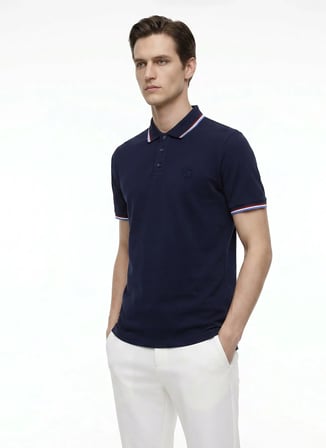 Ted Baker Lacivert Erkek T-Shirt TBMRTS2041