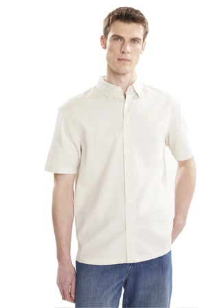 Ted Baker Ekru Erkek Gömlek TBMRSH2045