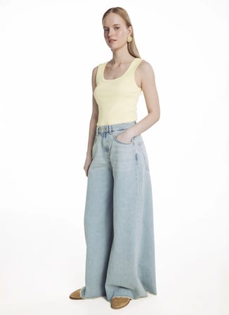 Ted Baker Açık Sarı Kadın Atlet TBWRTS1086