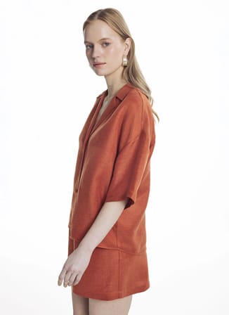 Ted Baker Kiremit Kadın Gömlek TBWRSH2080