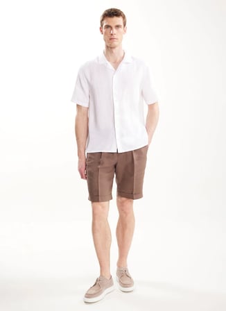 Ted Baker Kahverengi Erkek Şort TBMRTR2052