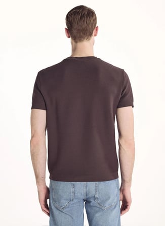 Açık Kahve Erkek %100 Pamuk T-Shirt TBMRTS2047