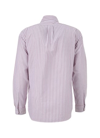 Brooks Brothers Kırmızı-Beyaz Erkek Çizgili Gömlek BBSS26MSH057