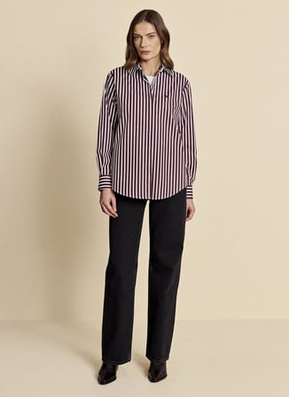 Brooks Brothers Siyah Kadın Denim Pantolon BBFW26FDP004