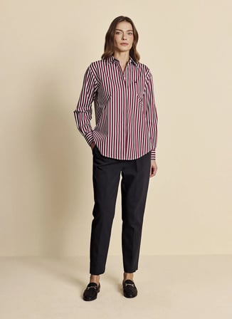 Brooks Brothers Lacivert Kadın Pantolon BBFW26FPT013