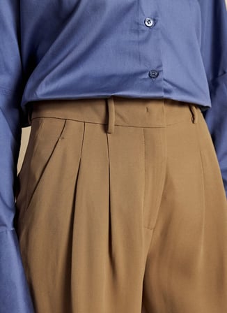 Brooks Brothers Açık Kahve Kadın Pantolon BBFW26FPT011