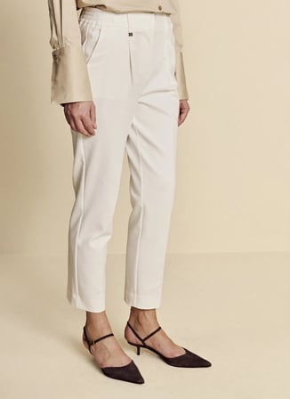 Brooks Brothers Ekru Kadın Pantolon BBFW26FPT013