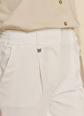 Brooks Brothers Ekru Kadın Pantolon BBFW26FPT013