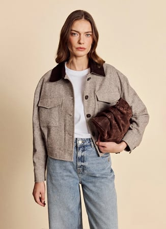 Brooks Brothers Kahverengi Kadın Mont BBFW26FJC006
