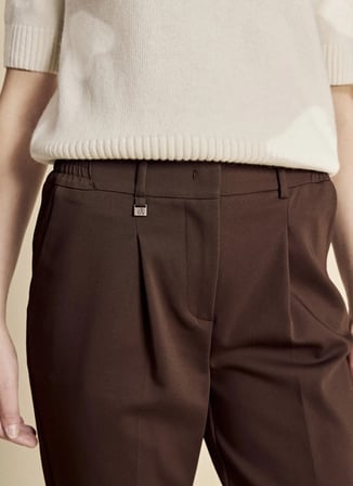 Brooks Brothers Kahverengi Kadın Pantolon BBFW26FPT013