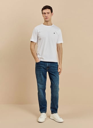 Brooks Brothers T-Shirt, 2XL, Beyaz