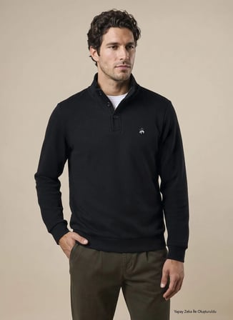Brooks Brothers Sweatshirt, 2XL, Siyah
