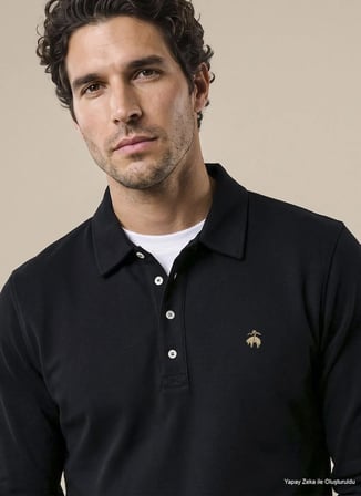 Brooks Brothers T-Shirt, 2XL, Siyah