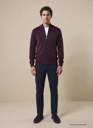 Brooks Brothers Hırka, 2XL, Bordo