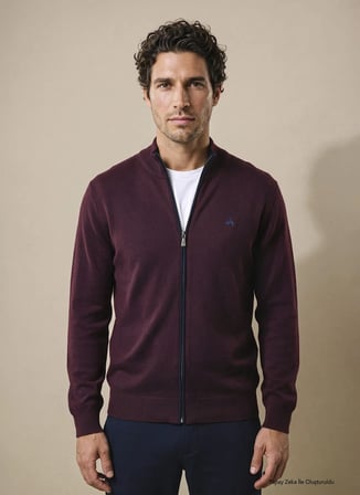 Brooks Brothers Hırka, 2XL, Bordo