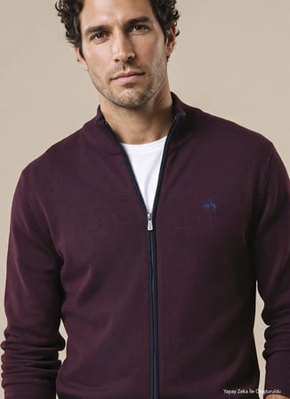 Brooks Brothers Hırka, 2XL, Bordo