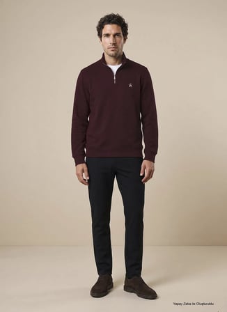 Brooks Brothers Sweatshirt, 2XL, Bordo