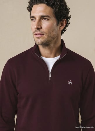Brooks Brothers Sweatshirt, 2XL, Bordo