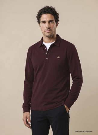Brooks Brothers T-Shirt, 2XL, Bordo