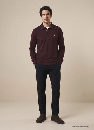 Brooks Brothers T-Shirt, 2XL, Bordo