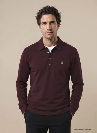Brooks Brothers T-Shirt, 2XL, Bordo