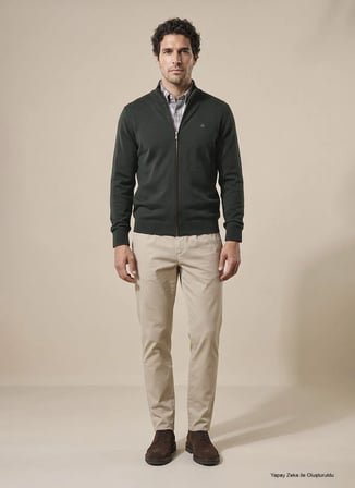 Brooks Brothers Hırka, 2XL, Haki