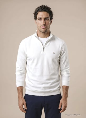 Brooks Brothers Sweatshirt, 2XL, Ekru