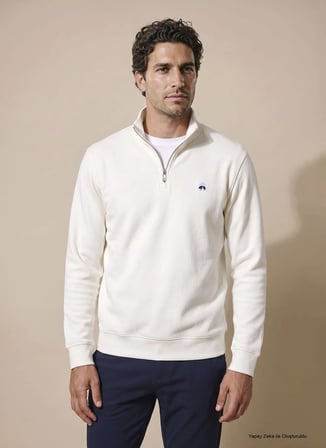 Brooks Brothers Sweatshirt, 2XL, Ekru