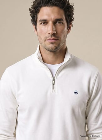 Brooks Brothers Sweatshirt, 2XL, Ekru