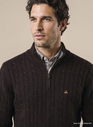Brooks Brothers Kazak, 2XL, Kahve