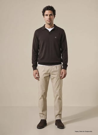 Brooks Brothers Kazak, 2XL, Kahve