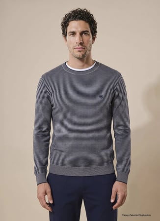 Brooks Brothers Kaz, 2XL, Lacivert - Gri