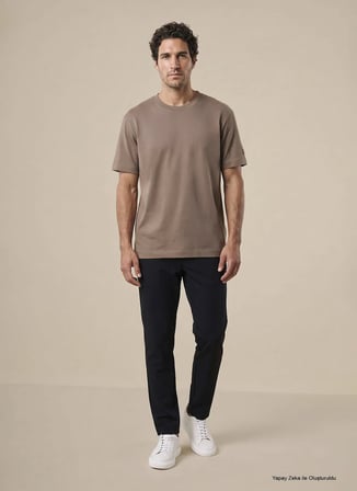 Brooks Brothers T-Shirt, 2XL, Vizon