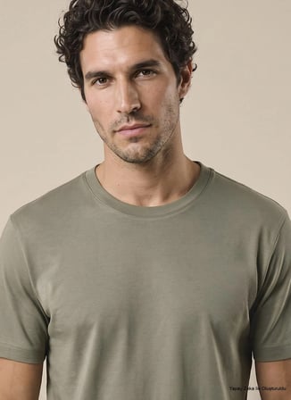 Brooks Brothers T-Shirt, 2XL, Açık Haki