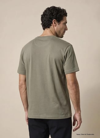 Brooks Brothers T-Shirt, 2XL, Açık Haki
