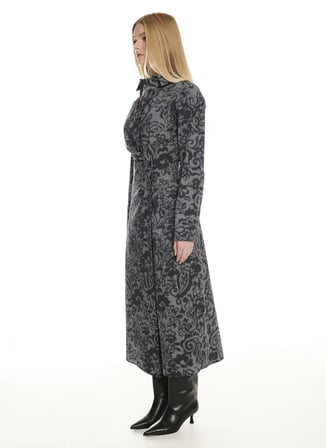 Ted Baker Siyah Kadın Gömlek Yaka Elbise TBWRDR3001-1