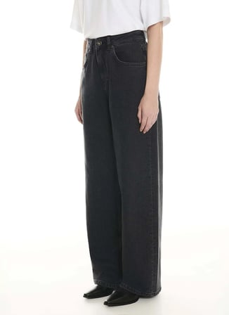 Ted Baker Siyah Kadın Denim Pantolon TBWRDN1035-1