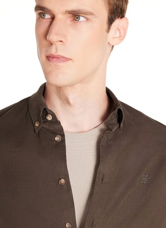 Ted Baker Gömlek, L, Haki