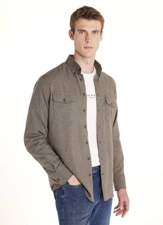 Ted Baker Gömlek, L, Haki