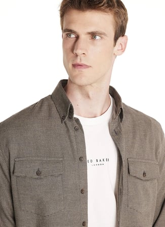 Ted Baker Gömlek, L, Haki