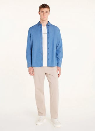 Ted Baker Gömlek, L, İndigo