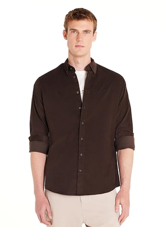Ted Baker Gömlek, L, Koyu Kahve